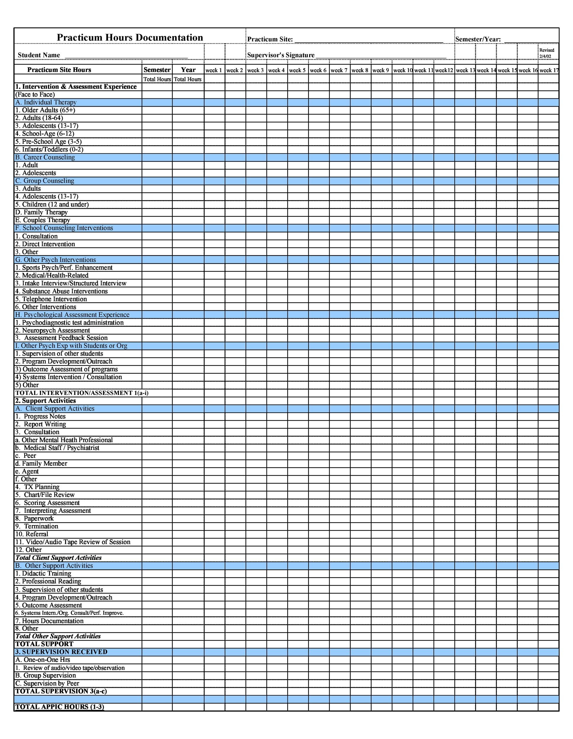 Time Tracking Spreadsheet Template 04