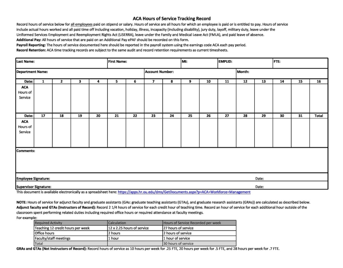 Time Tracking Spreadsheet Template 09