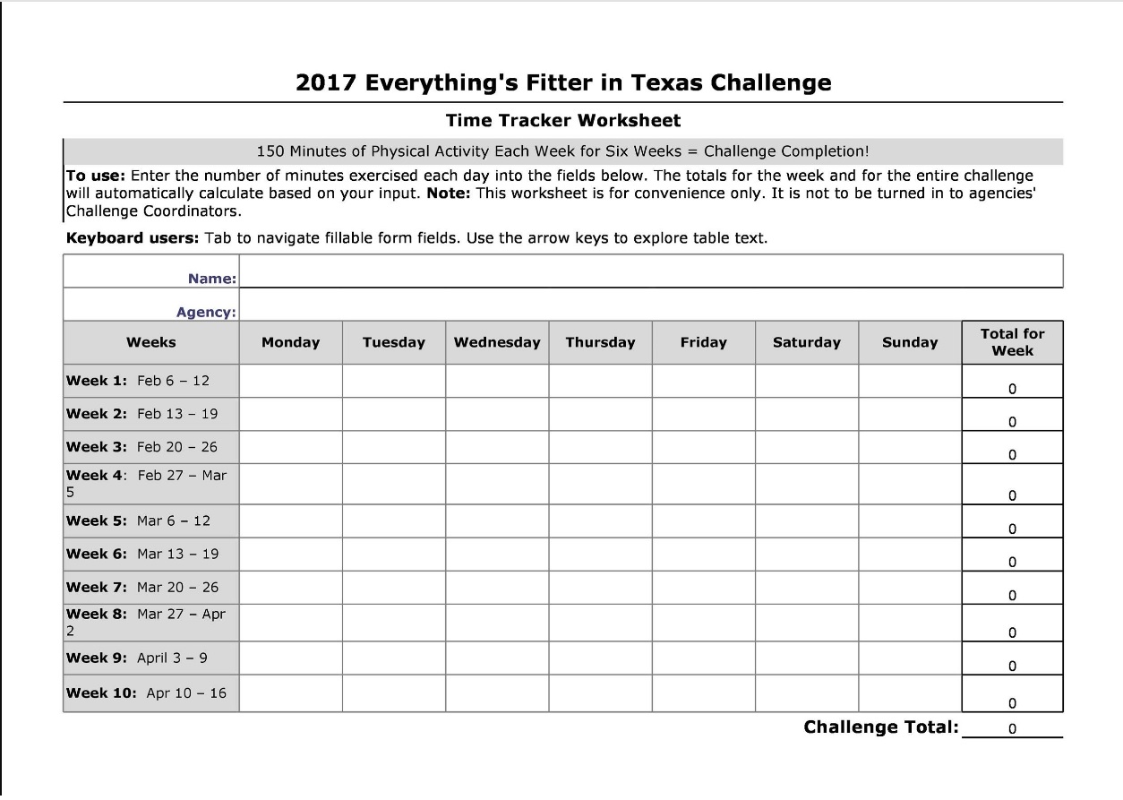 Time Tracking Spreadsheet Template 14